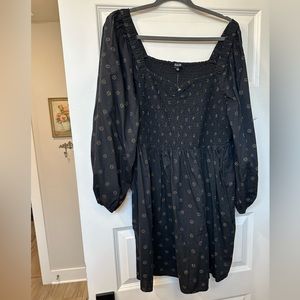 NWOT Madewell Smocked Top Mini Dress